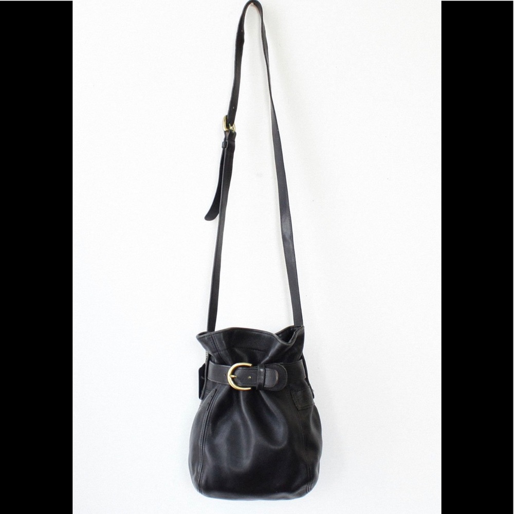 COACH Vintage Leather Bucket Bag
